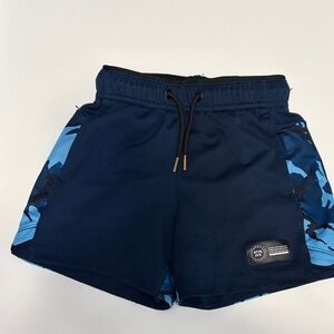 Athletic Works Navy and Light Blue Athletic Shorts